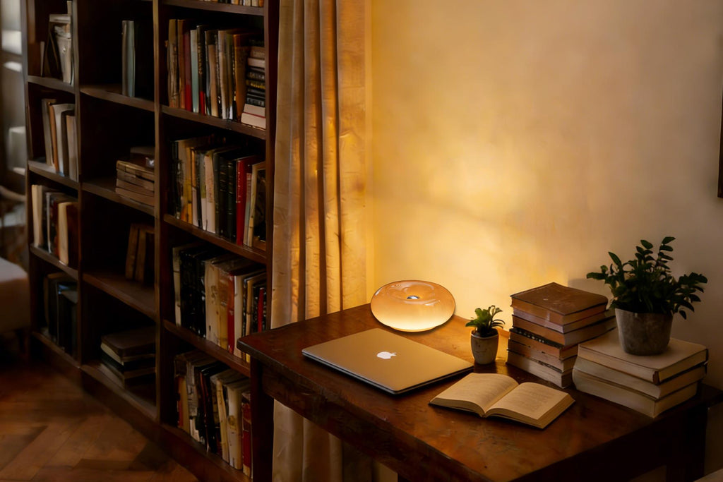 Doughnut Lamp - Orange