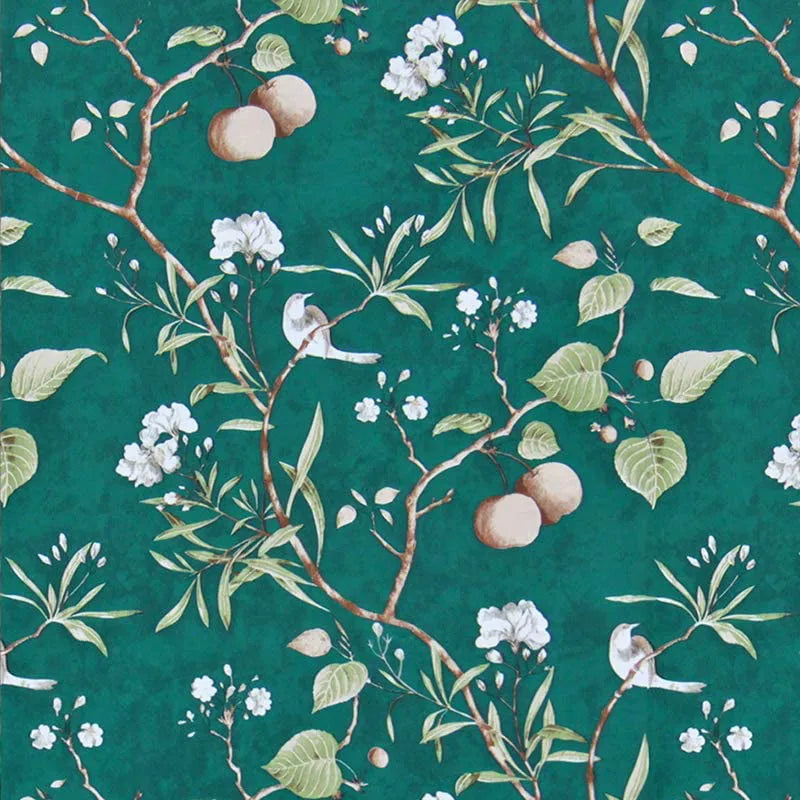 Peach Tree Blossom Peel & Stick Wallpaper