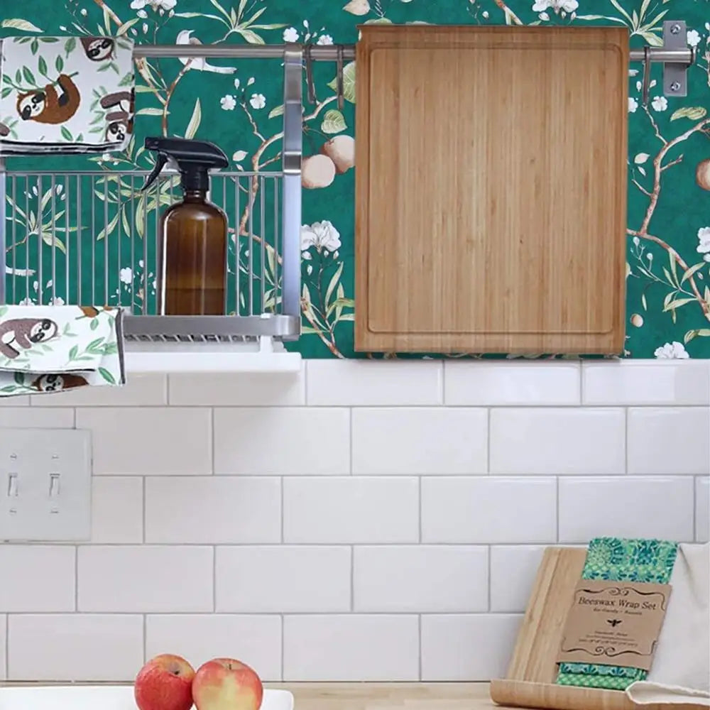 Peach Tree Blossom Peel & Stick Wallpaper