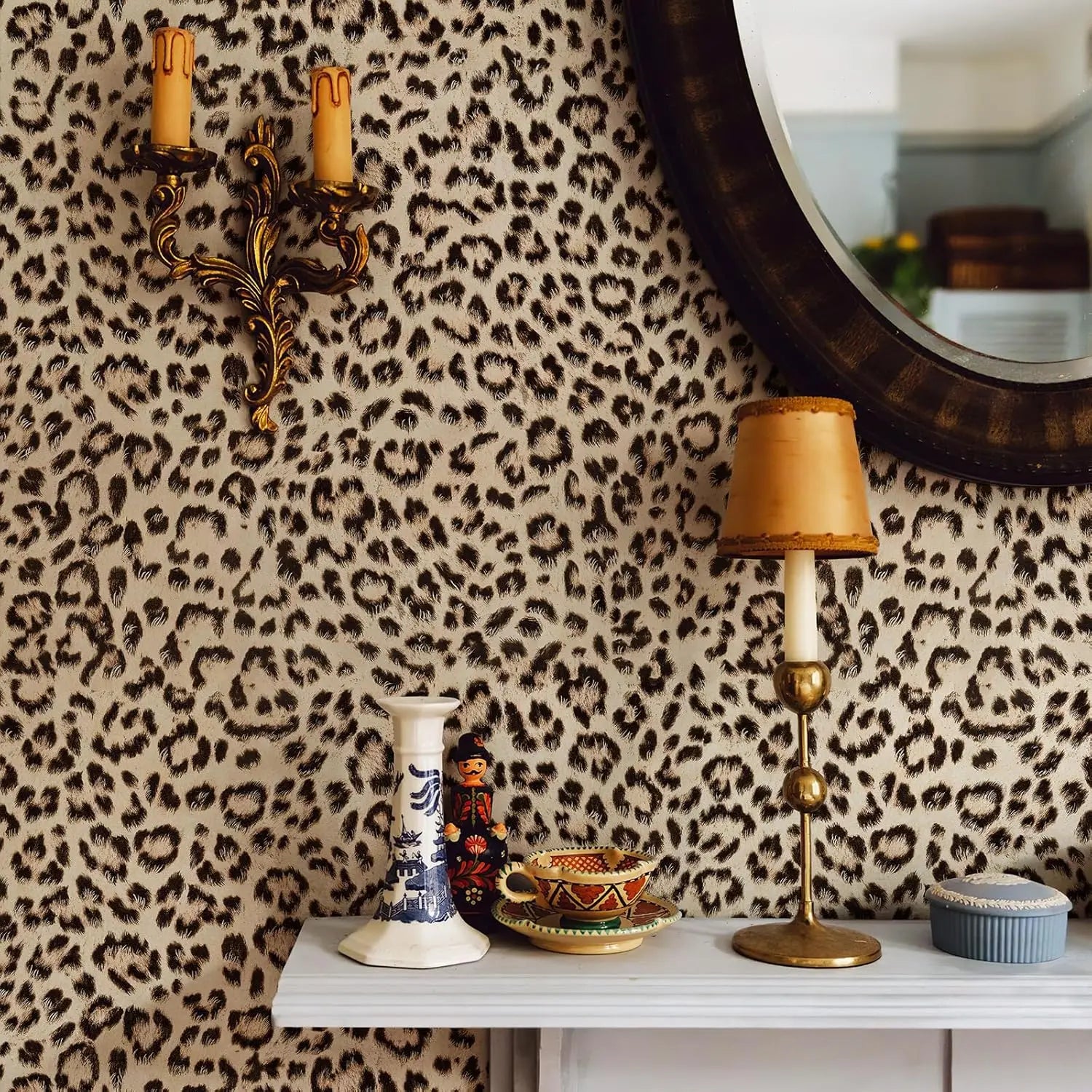 Cheetah Print Peel & Stick Wallpaper