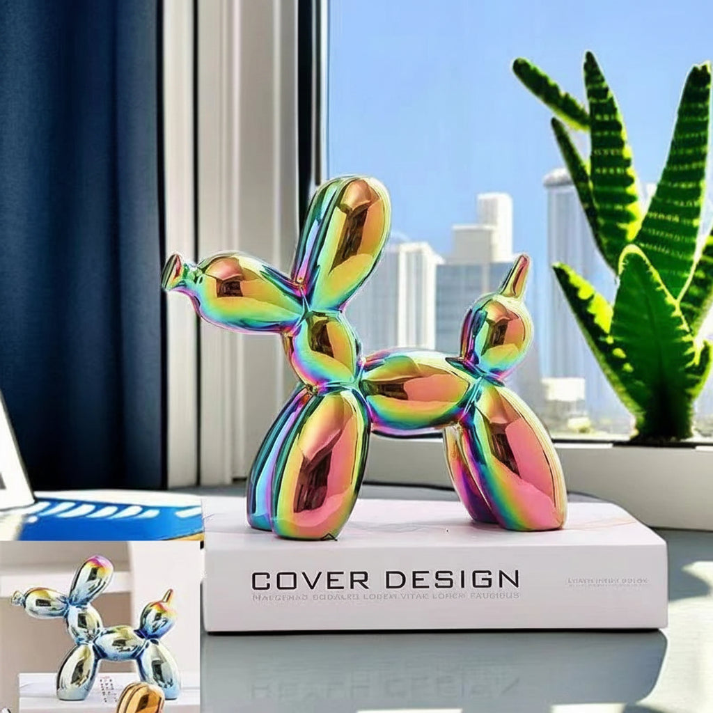 Ceramic Balloon Dog Sculpture