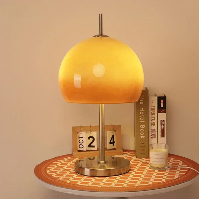 Bauhaus Gradient Glass Mushroom Lamp