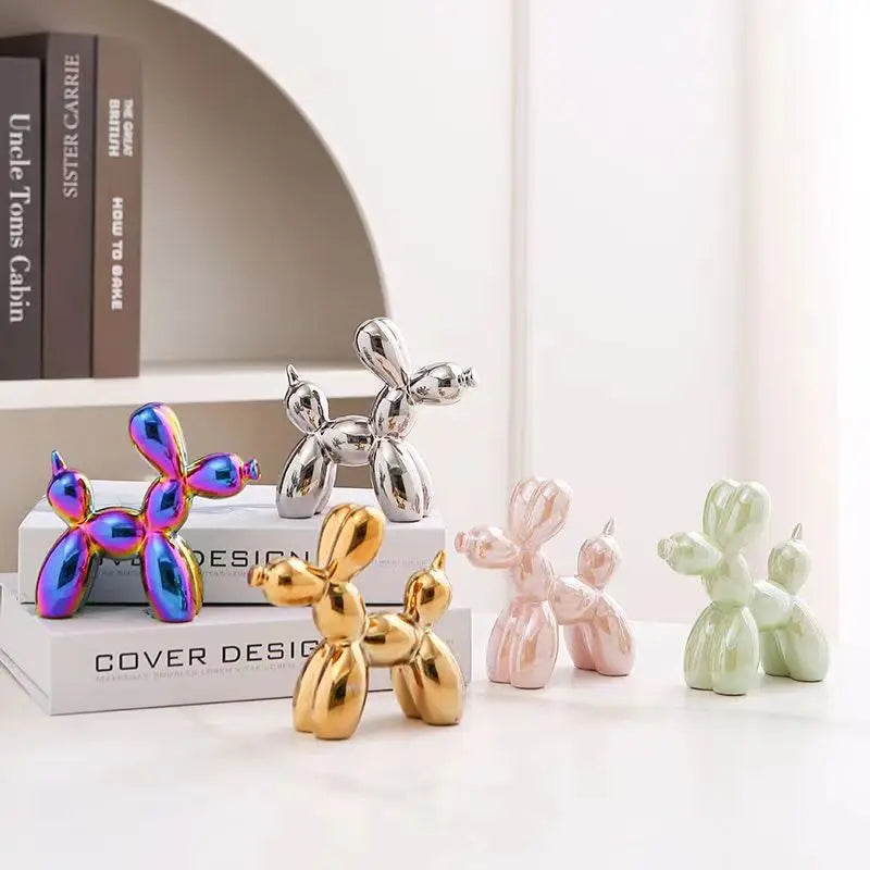 Ceramic Balloon Dog Sculpture