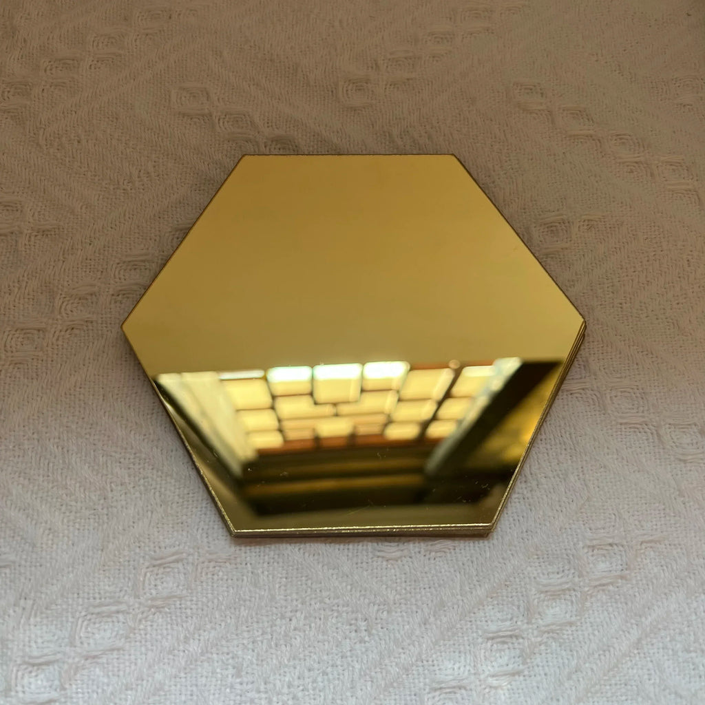 Hexagon 3D Mirror Wall Stickers