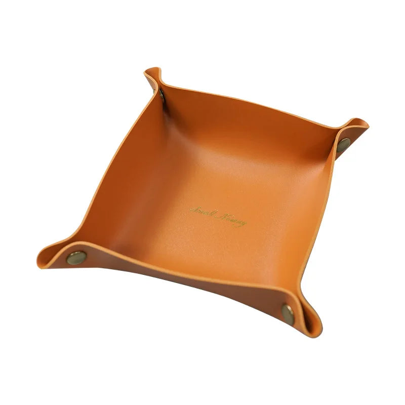 PVC Leather Storage Tray