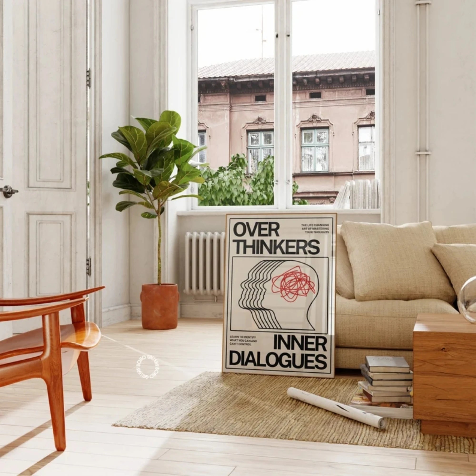 Retro Modern Overthinkers Print Set