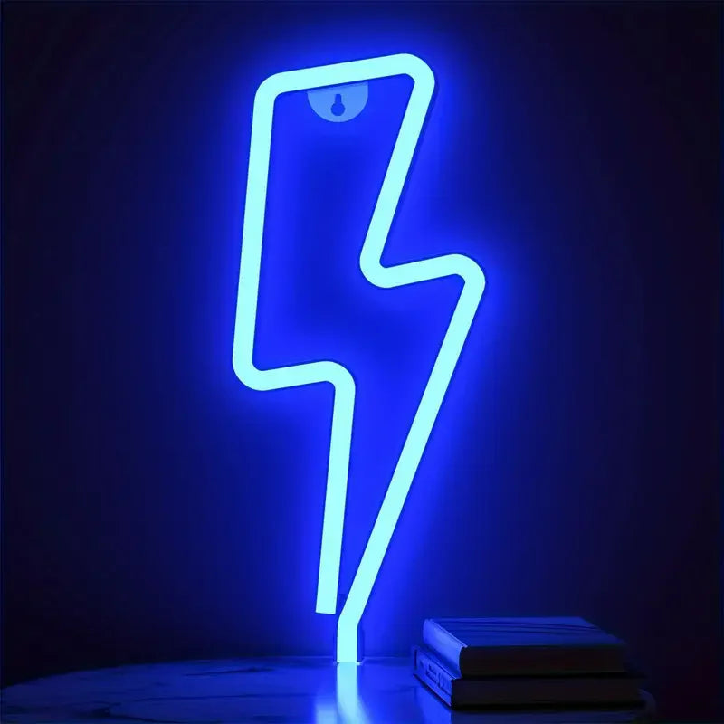 Lightning Bolt LED Neon Sign