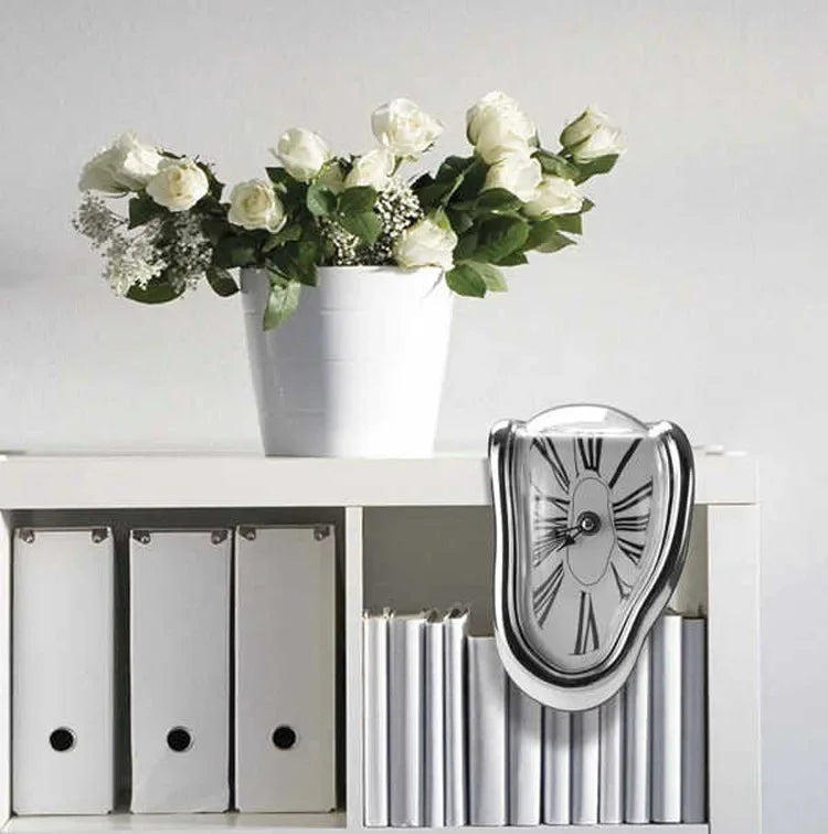 Surrealist Melting Wall Clock