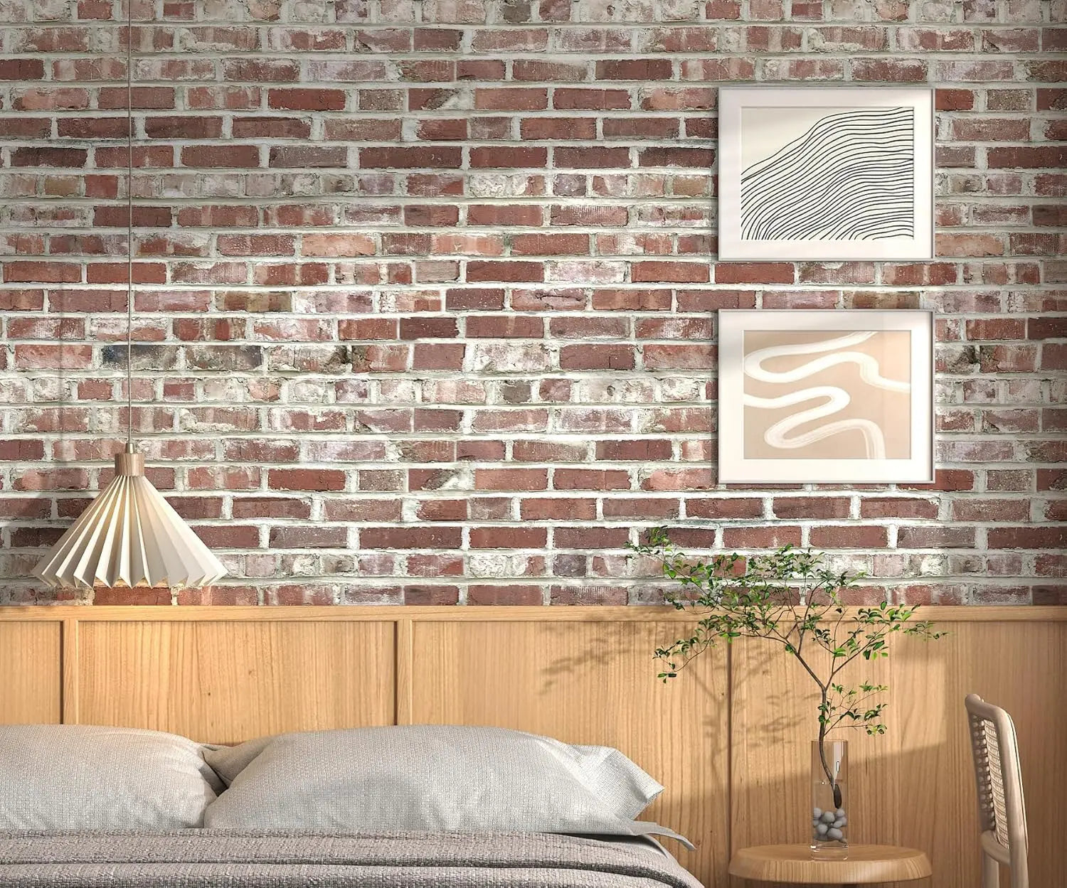 Red Brick Peel & Stick Wallpaper