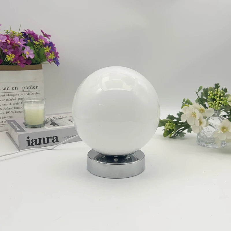 Minimalist Glass Orb Lamp