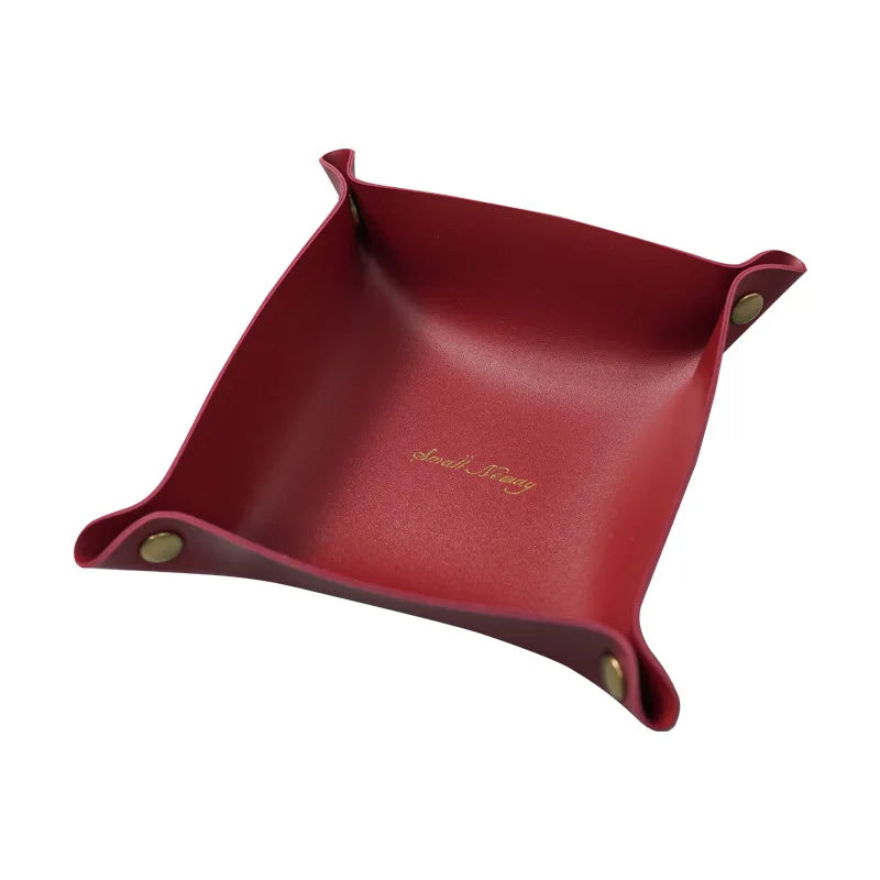 PVC Leather Storage Tray