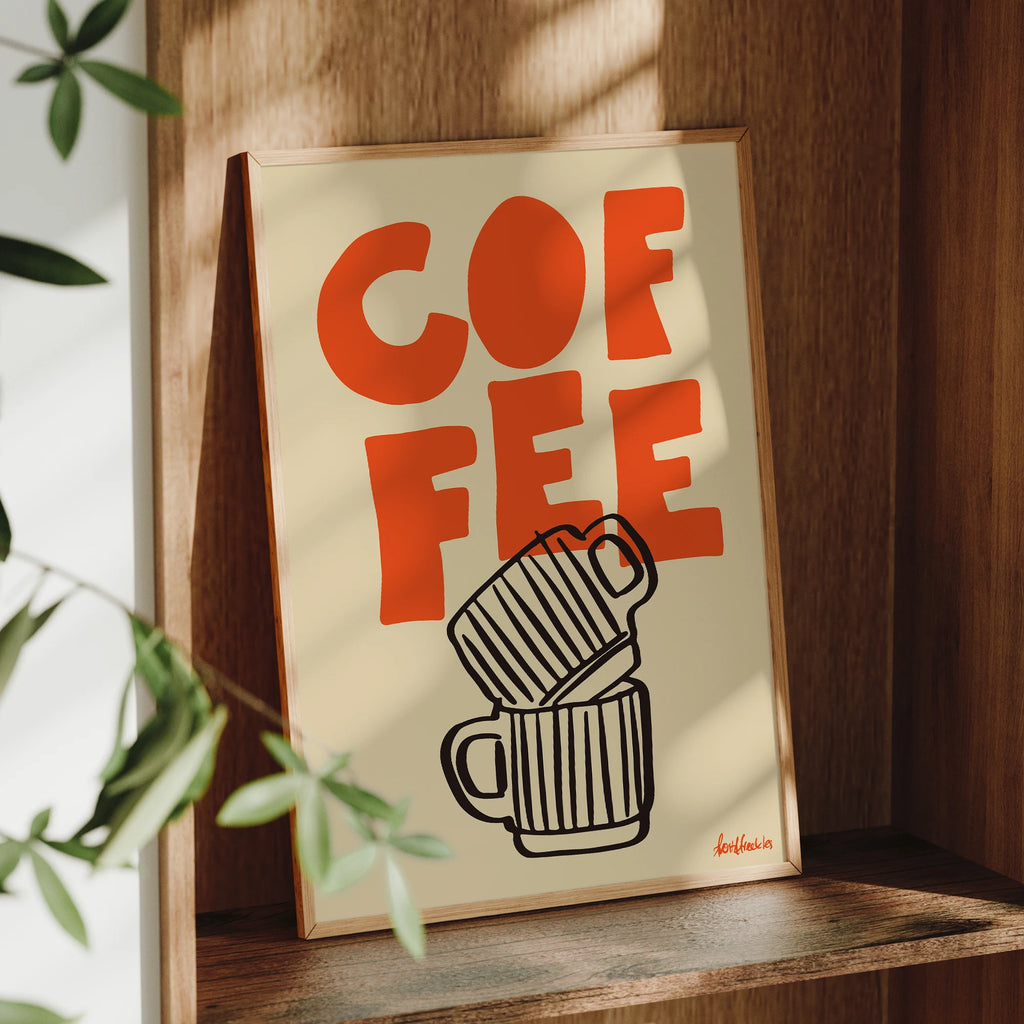 Espresso Minimalism Art Print