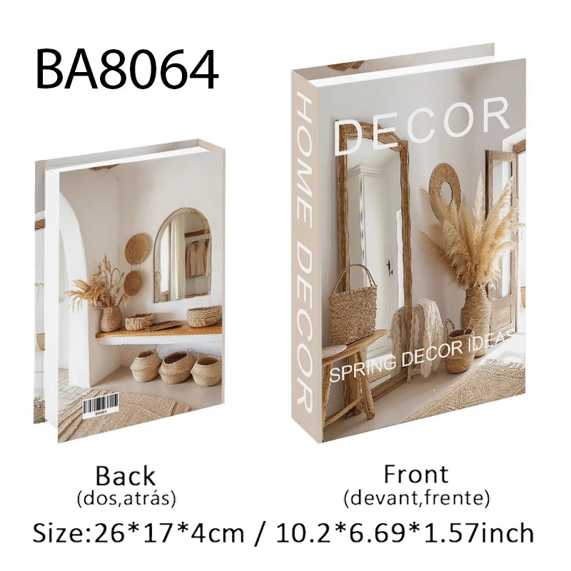 Luxury Decorative Fake Book