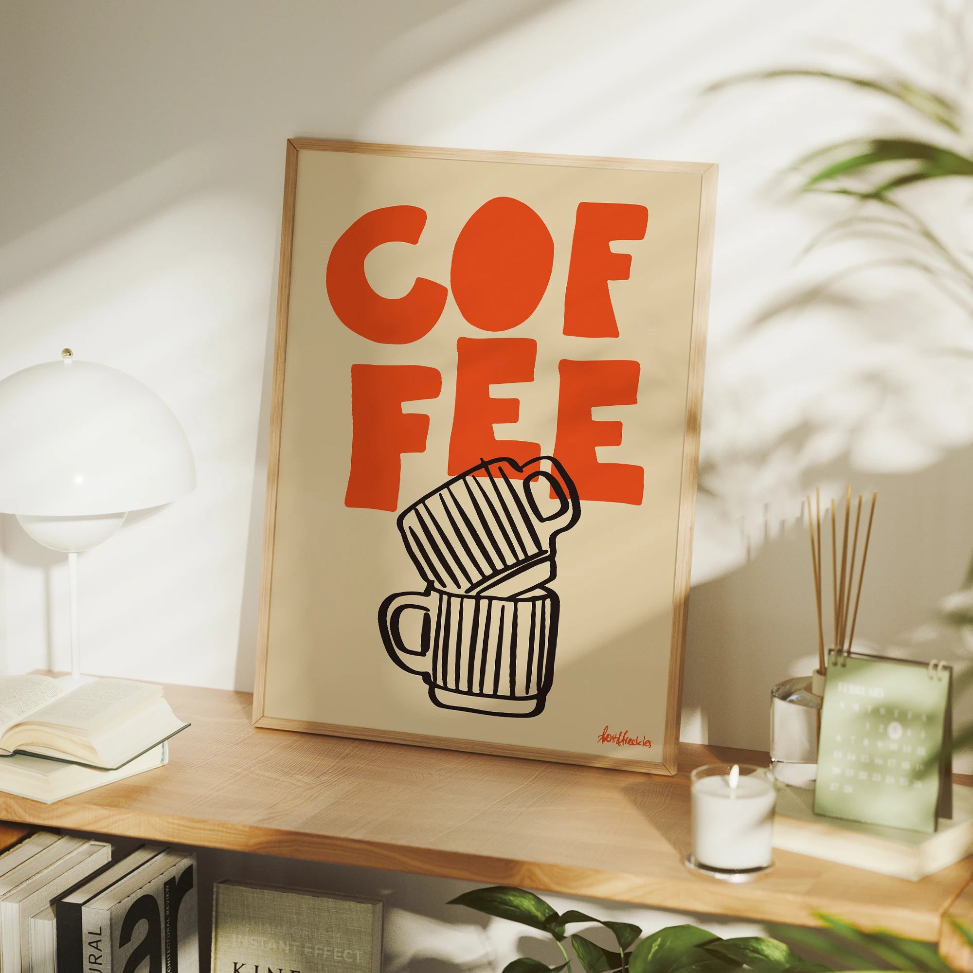 Espresso Minimalism Art Print