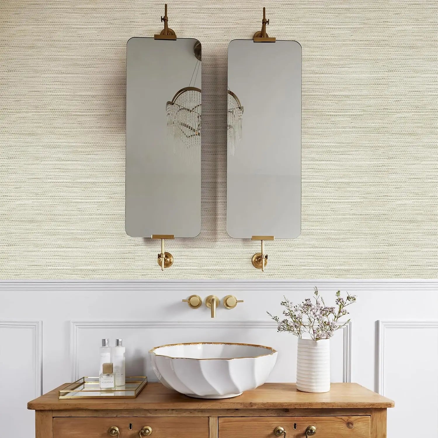 Grasscloth Peel & Stick Wallpaper