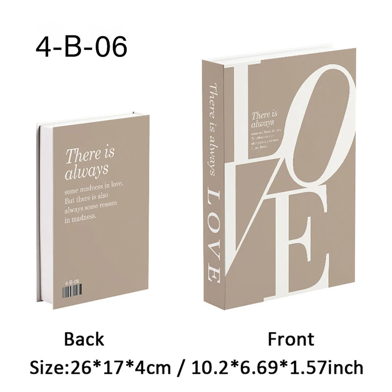Luxury Decorative Fake Book