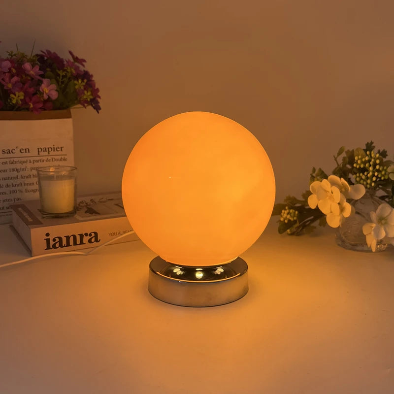 Minimalist Glass Orb Lamp