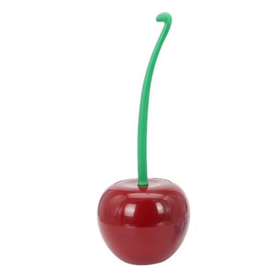 Cherry-Shaped Toilet Brush & Holder Set
