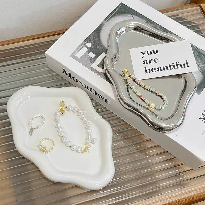 Cloud-Shaped Jewelry Tray