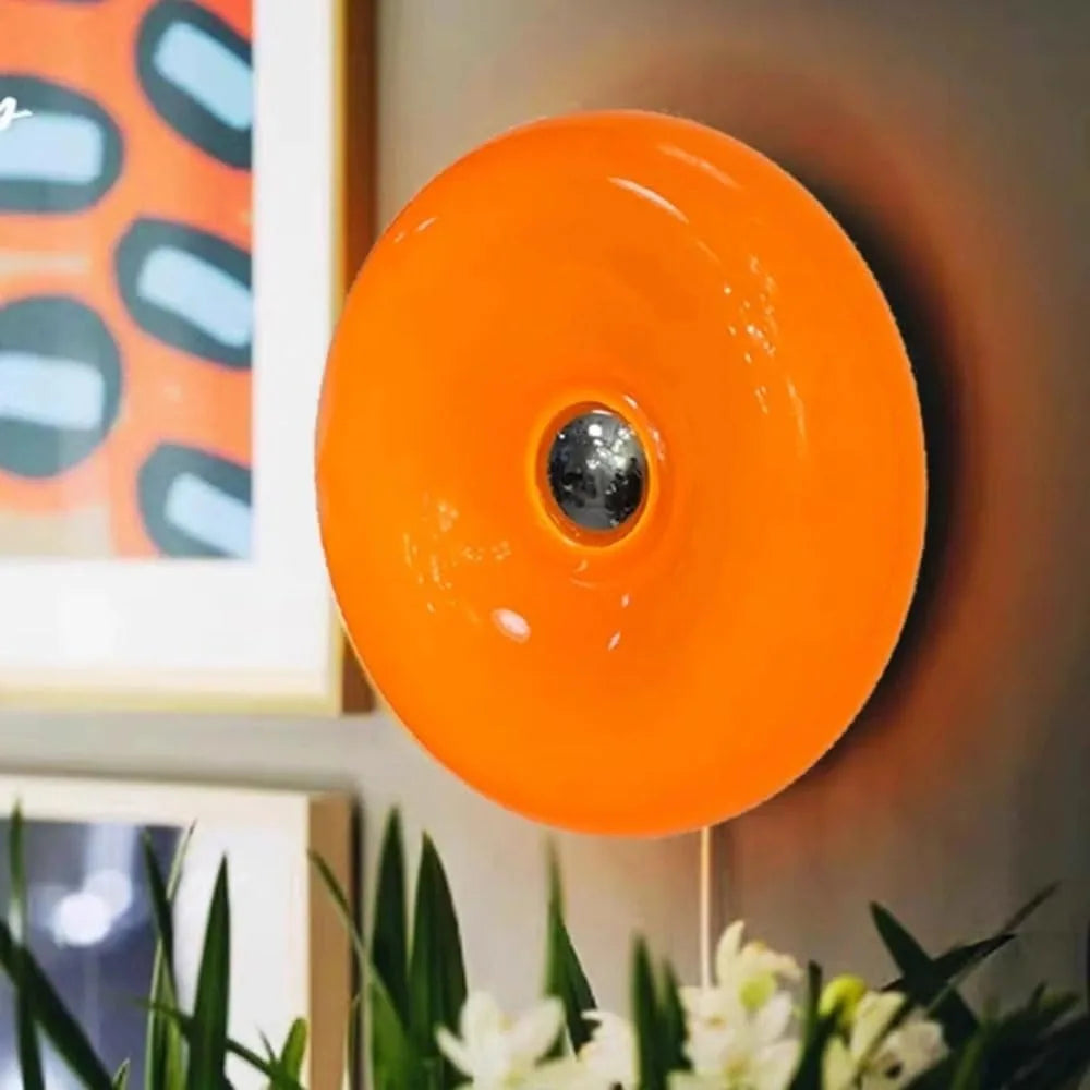Doughnut Lamp - Orange