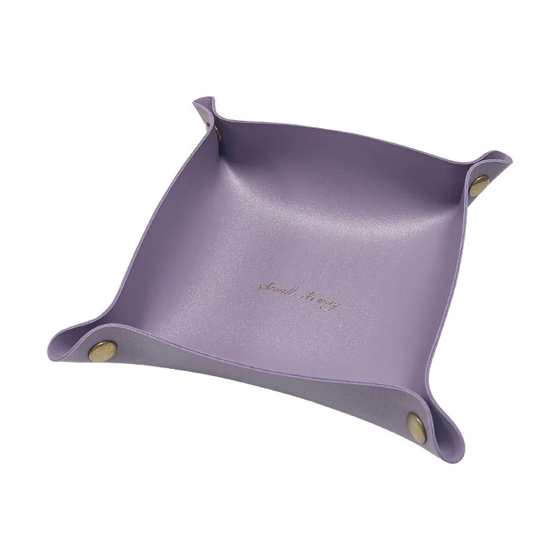 PVC Leather Storage Tray