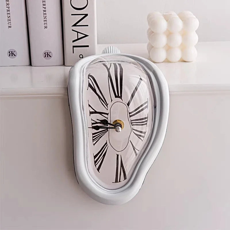 Surrealist Melting Wall Clock