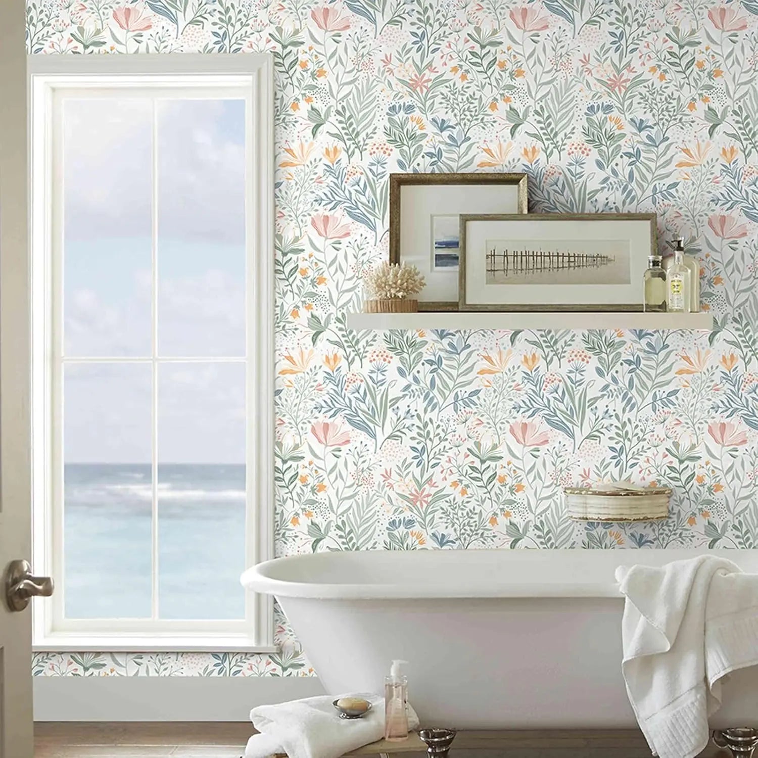 Boho Flower Peel & Stick Wallpaper