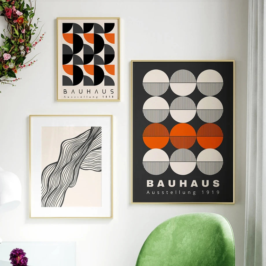 Bauhaus 1919 Orange Art Print