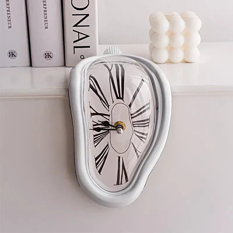 Surrealist Melting Wall Clock