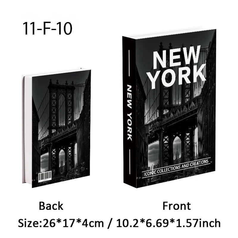 Luxury Decorative Fake Book