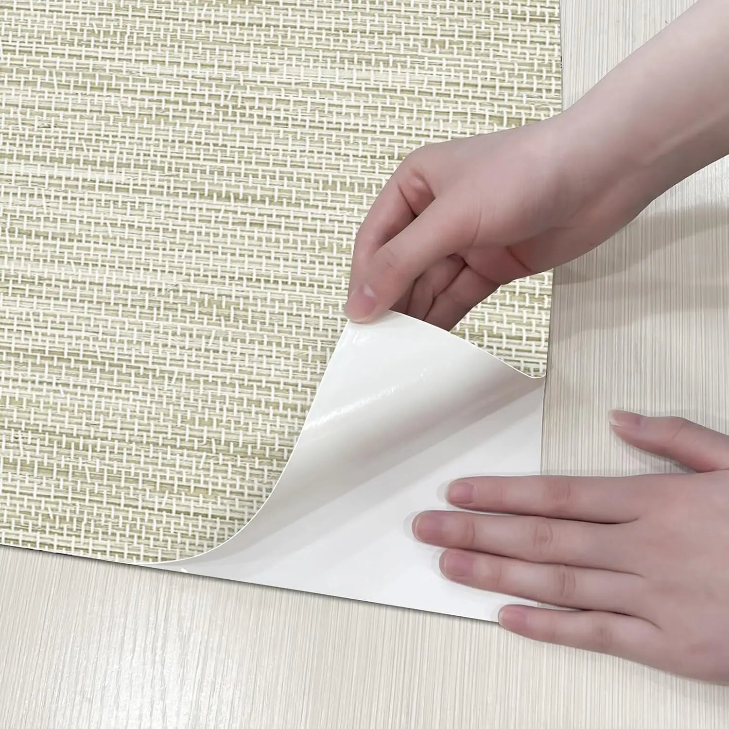 Grasscloth Peel & Stick Wallpaper