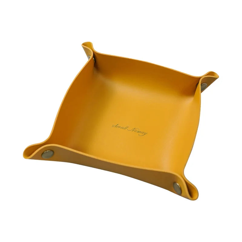 PVC Leather Storage Tray