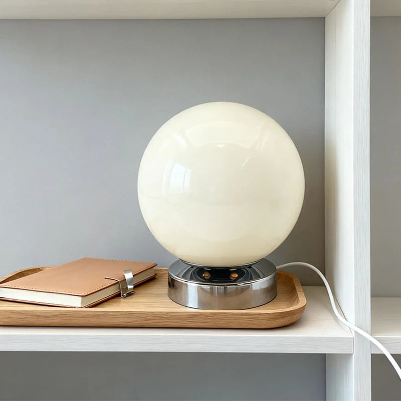 Minimalist Glass Orb Lamp