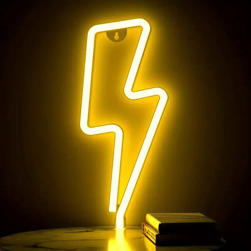 Lightning Bolt LED Neon Sign