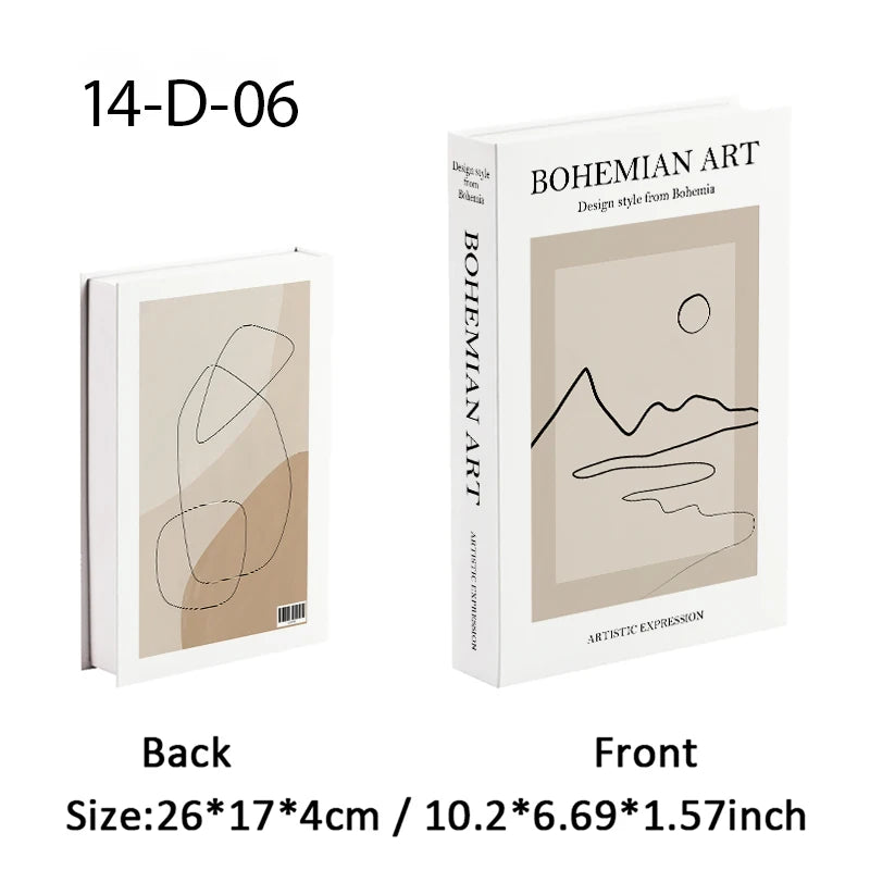 Luxury Decorative Fake Book