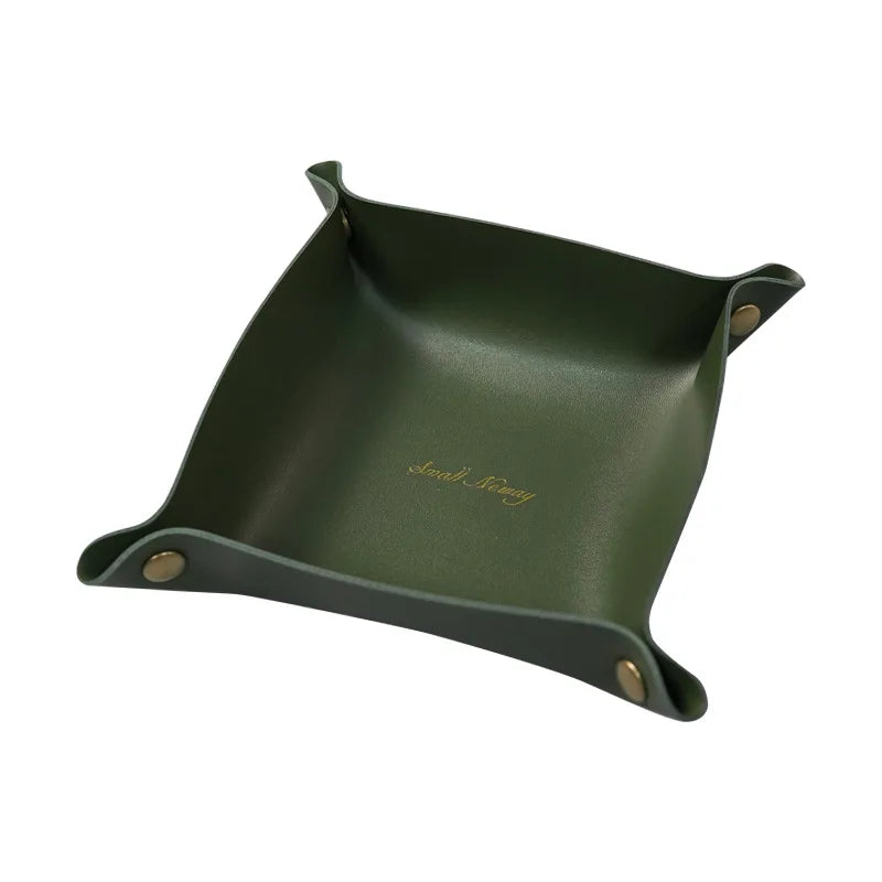PVC Leather Storage Tray