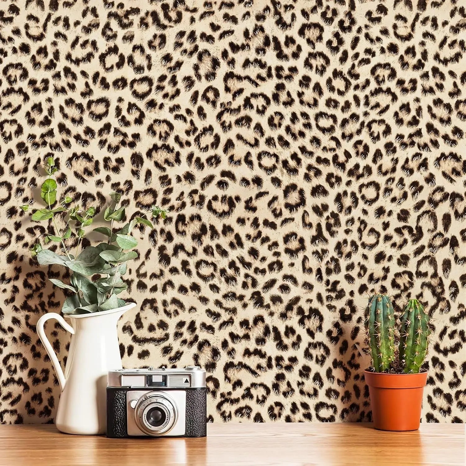 Cheetah Print Peel & Stick Wallpaper
