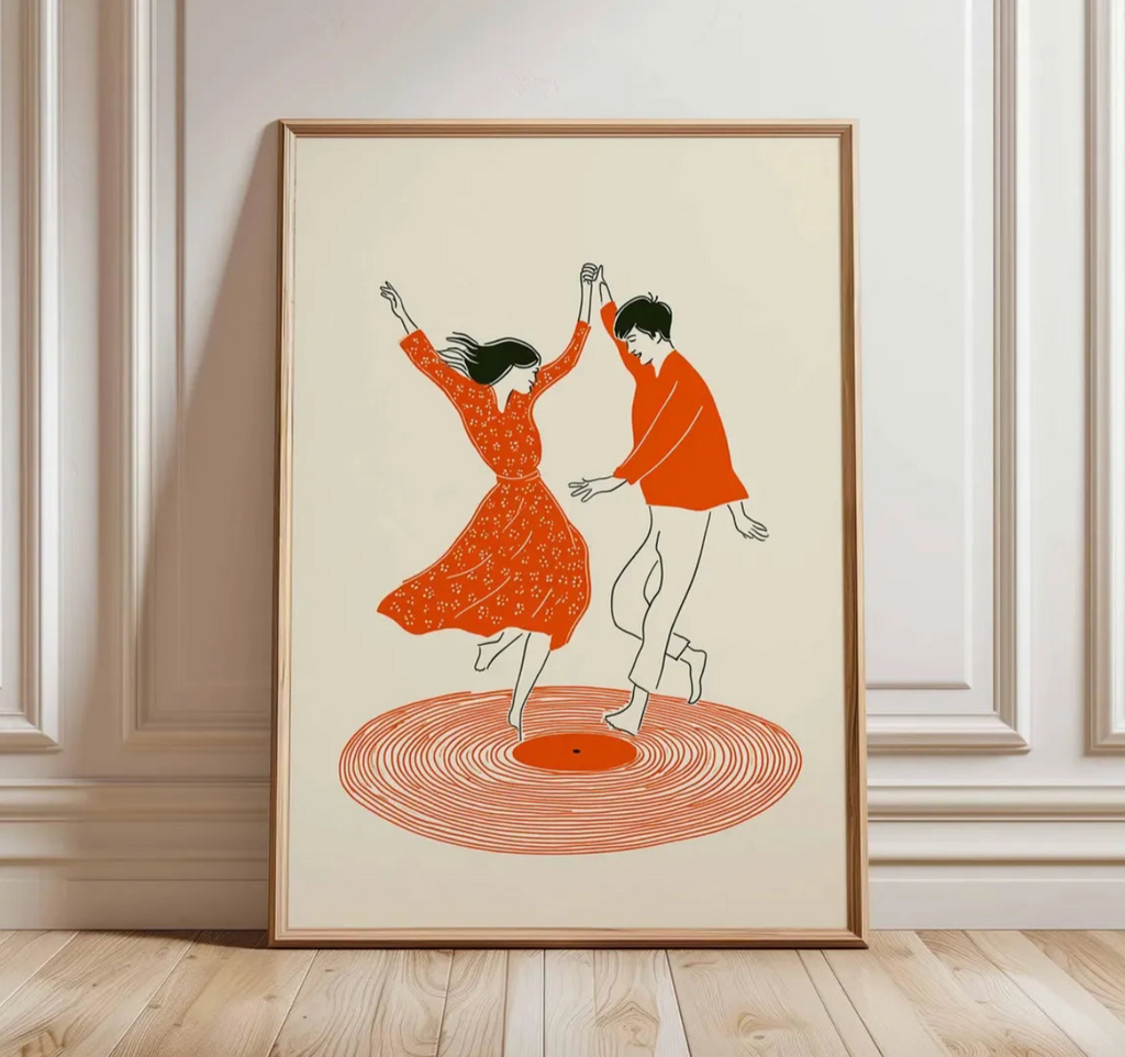 Dancing Couple Wall Art Prints