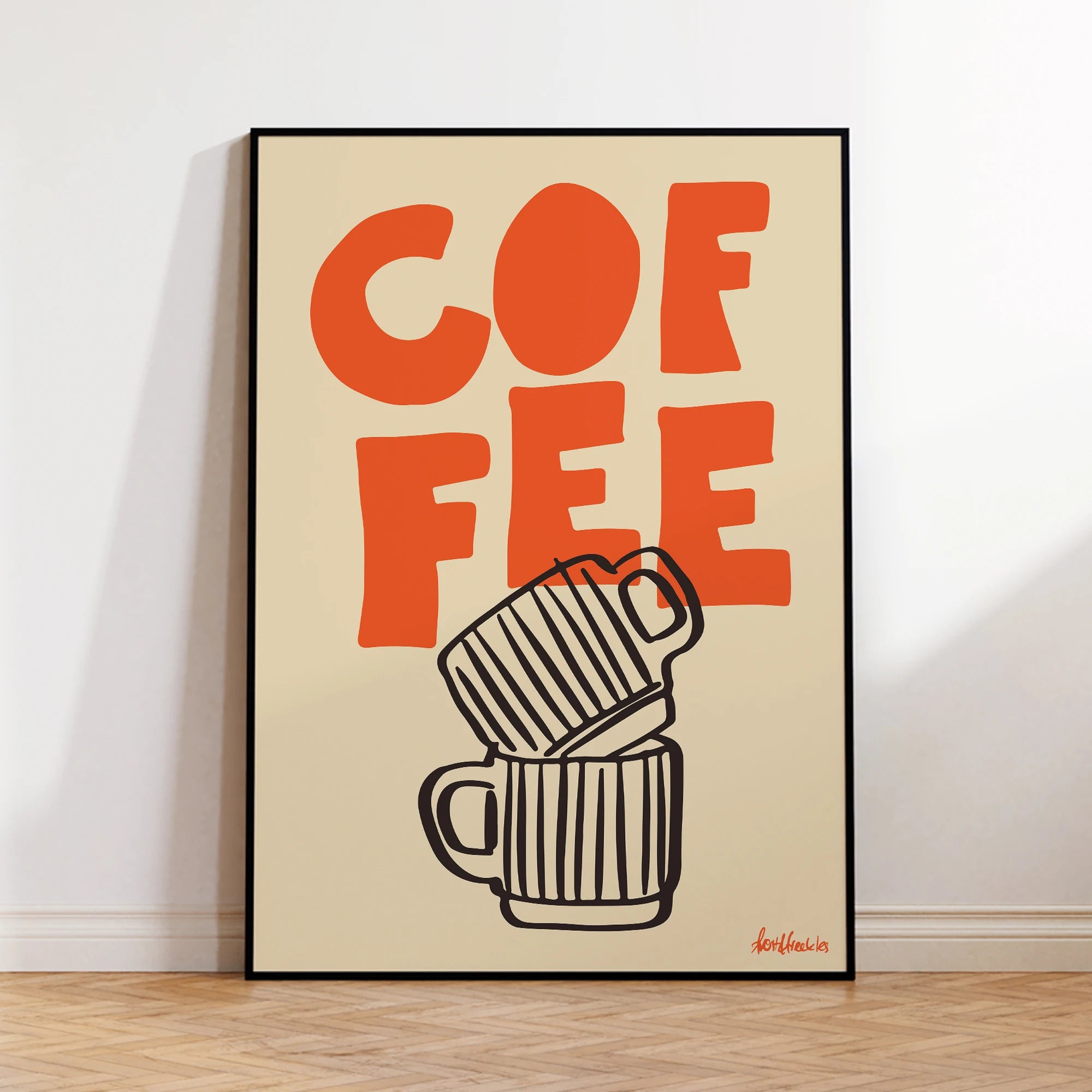 Espresso Minimalism Art Print