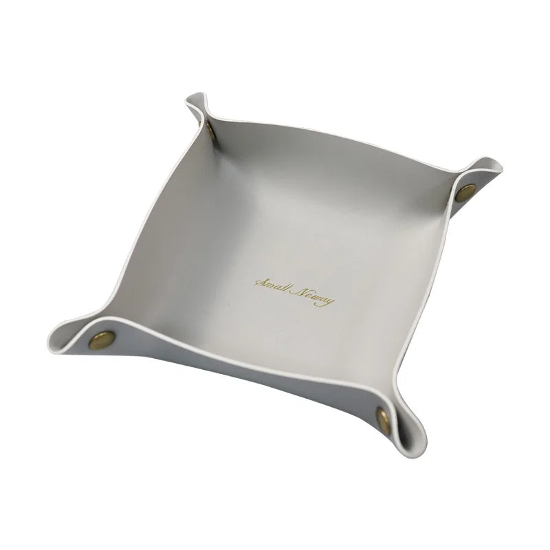 PVC Leather Storage Tray
