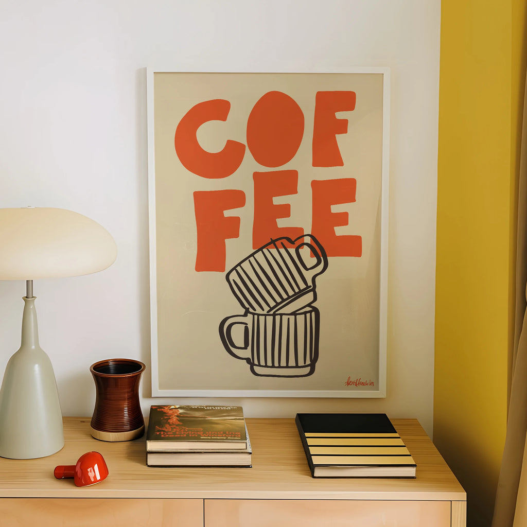 Espresso Minimalism Art Print