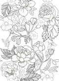 Black & White Leaf Peel & Stick Wallpaper