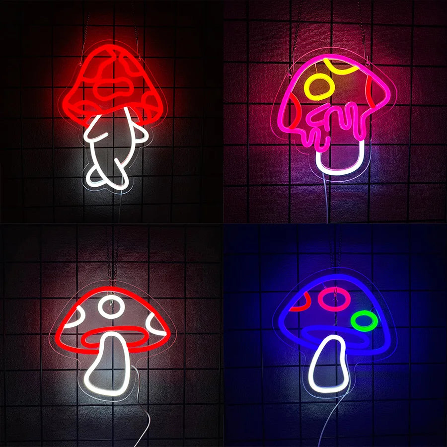 Mushroom LED Neon Sign