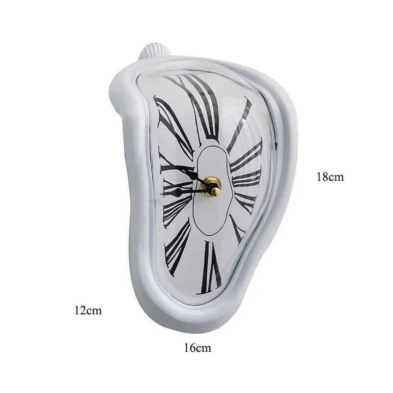 Surrealist Melting Wall Clock