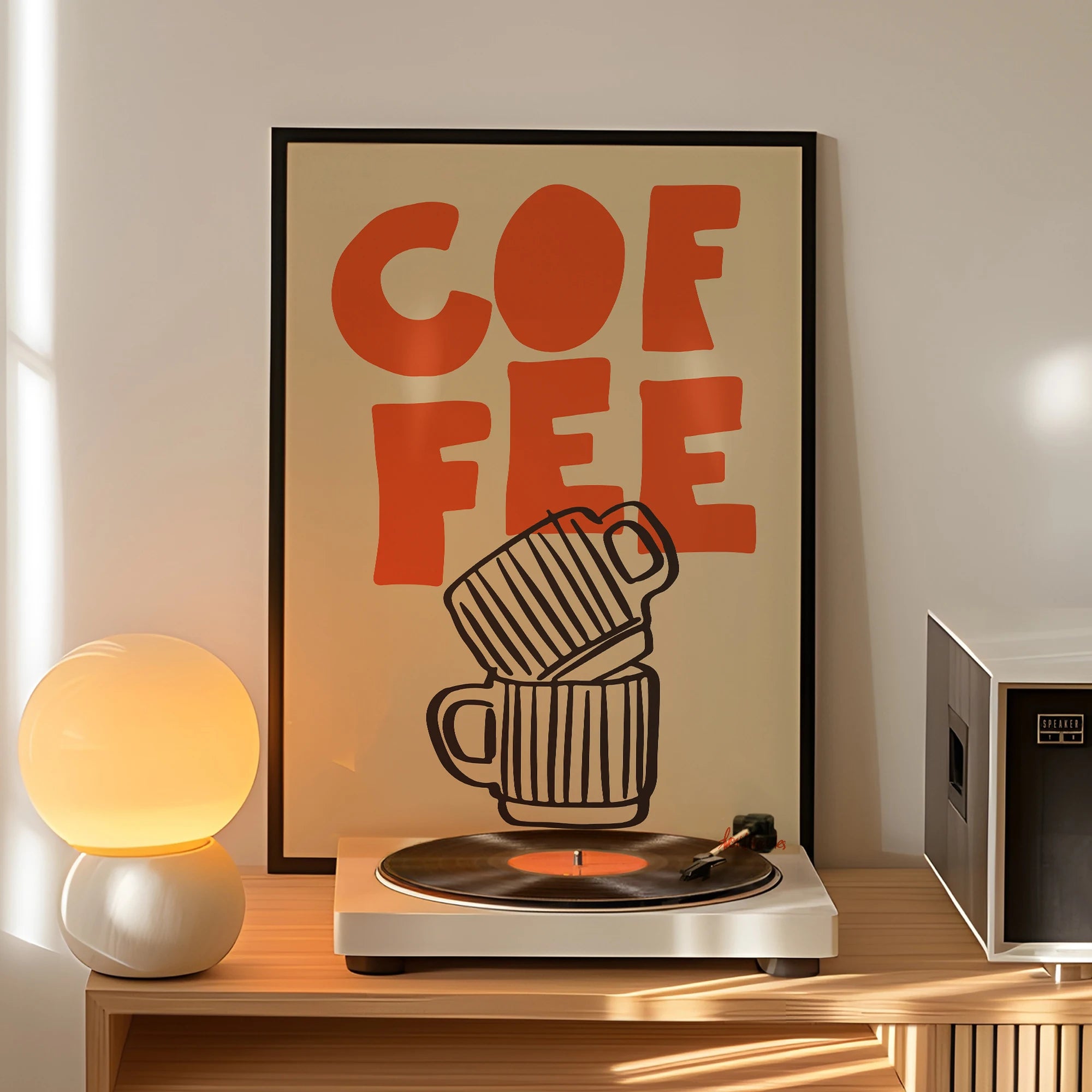 Espresso Minimalism Art Print