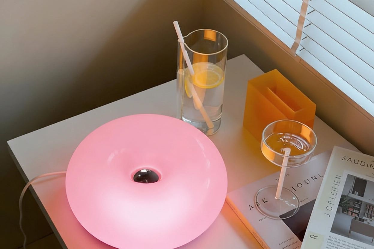 Doughnut Lamp – Pink