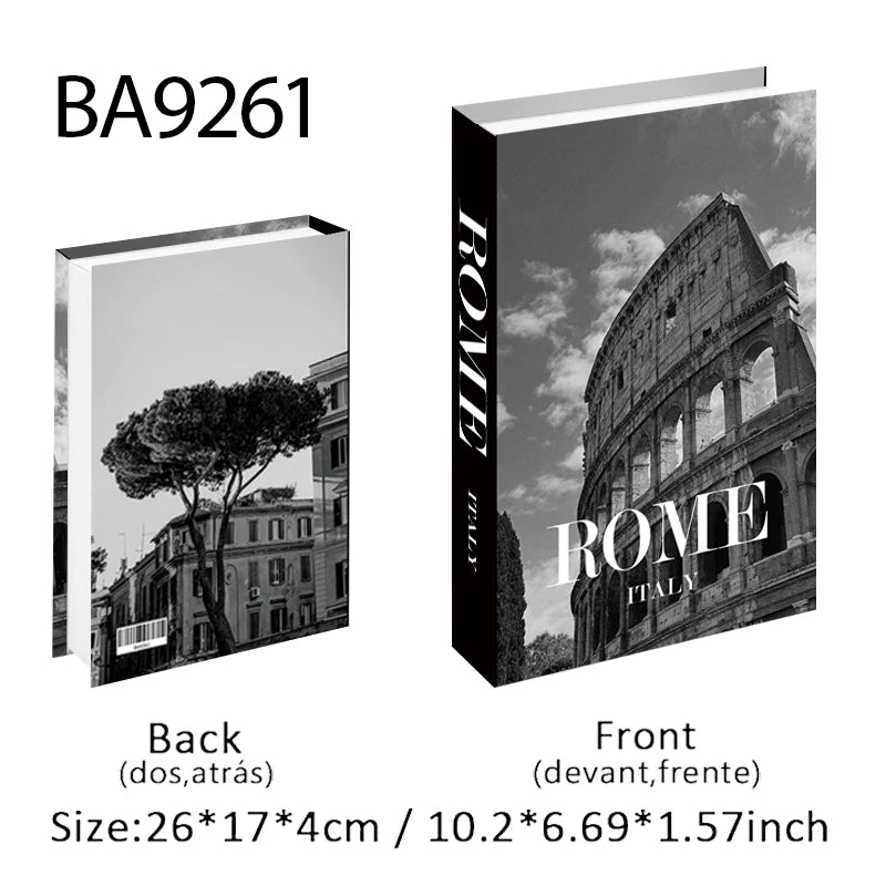 Luxury Decorative Fake Book