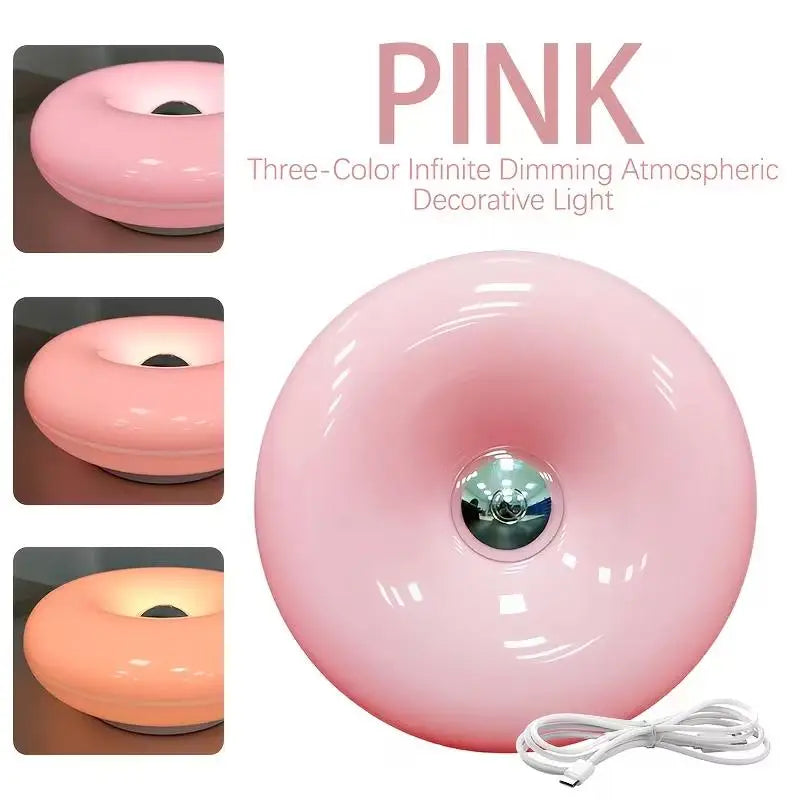 Doughnut Lamp – Pink